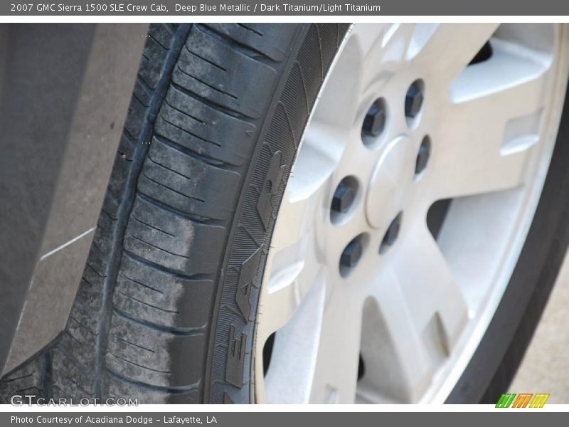 Deep Blue Metallic / Dark Titanium/Light Titanium 2007 GMC Sierra 1500 SLE Crew Cab