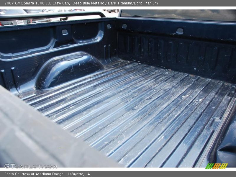 Deep Blue Metallic / Dark Titanium/Light Titanium 2007 GMC Sierra 1500 SLE Crew Cab