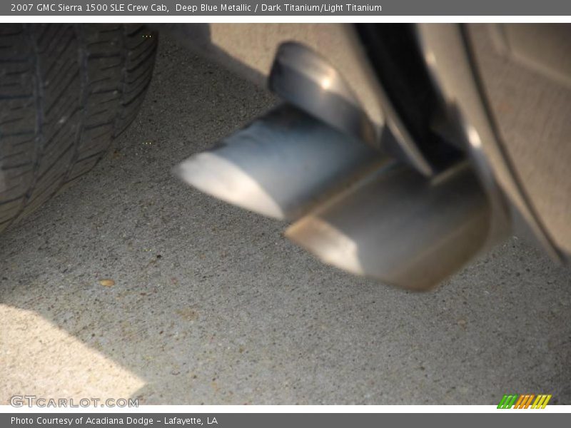 Deep Blue Metallic / Dark Titanium/Light Titanium 2007 GMC Sierra 1500 SLE Crew Cab