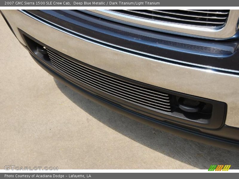 Deep Blue Metallic / Dark Titanium/Light Titanium 2007 GMC Sierra 1500 SLE Crew Cab