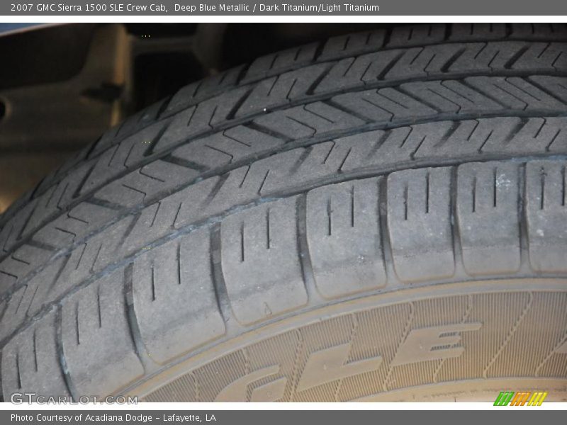 Deep Blue Metallic / Dark Titanium/Light Titanium 2007 GMC Sierra 1500 SLE Crew Cab
