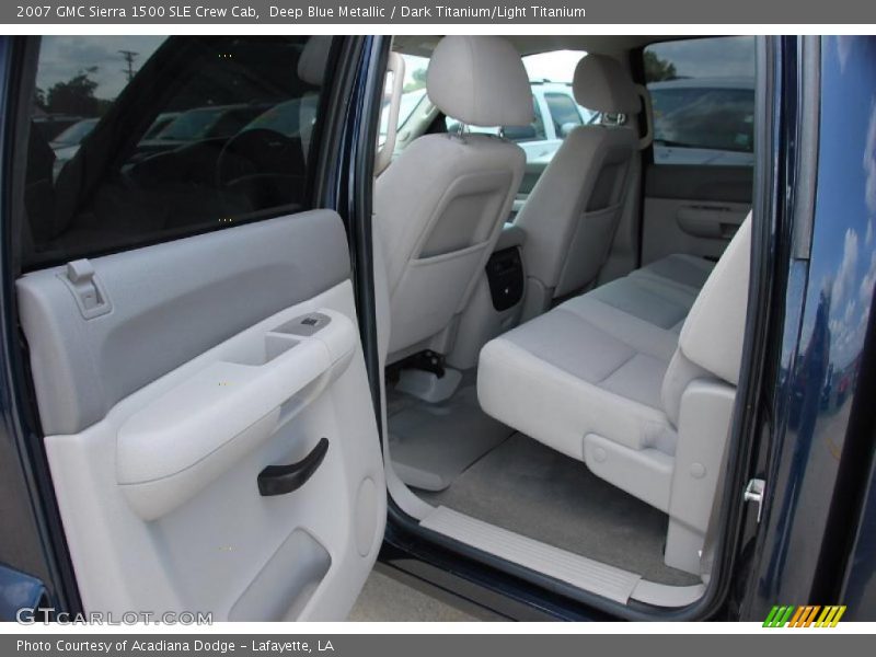 Deep Blue Metallic / Dark Titanium/Light Titanium 2007 GMC Sierra 1500 SLE Crew Cab