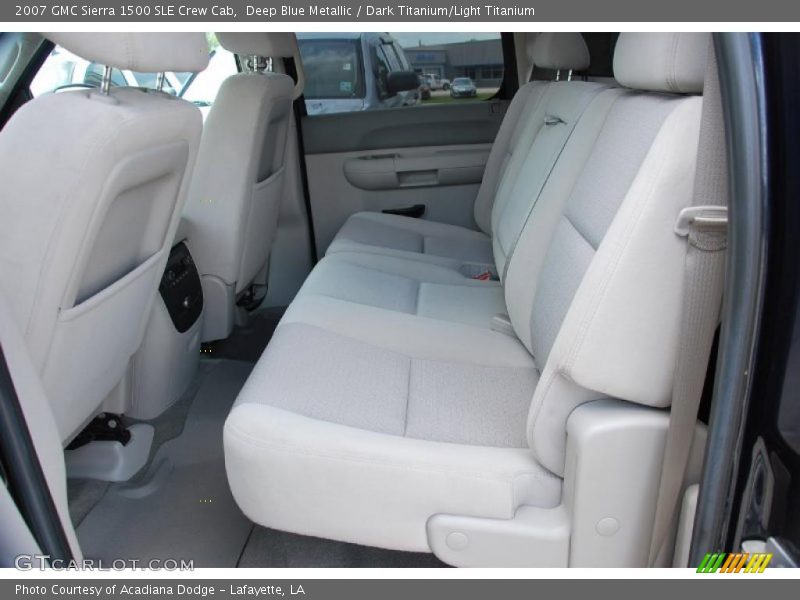 Deep Blue Metallic / Dark Titanium/Light Titanium 2007 GMC Sierra 1500 SLE Crew Cab