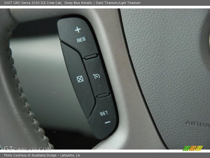 Deep Blue Metallic / Dark Titanium/Light Titanium 2007 GMC Sierra 1500 SLE Crew Cab