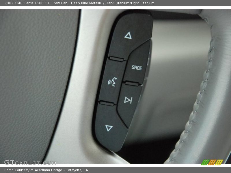 Deep Blue Metallic / Dark Titanium/Light Titanium 2007 GMC Sierra 1500 SLE Crew Cab