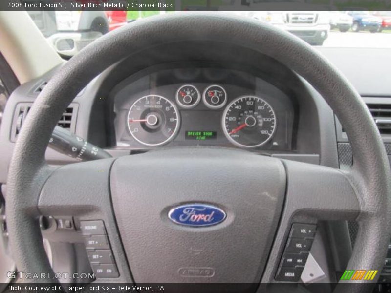 Silver Birch Metallic / Charcoal Black 2008 Ford Fusion SE