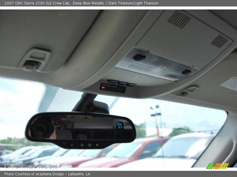 Deep Blue Metallic / Dark Titanium/Light Titanium 2007 GMC Sierra 1500 SLE Crew Cab