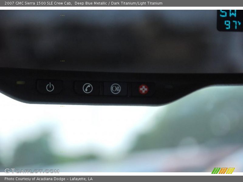 Deep Blue Metallic / Dark Titanium/Light Titanium 2007 GMC Sierra 1500 SLE Crew Cab