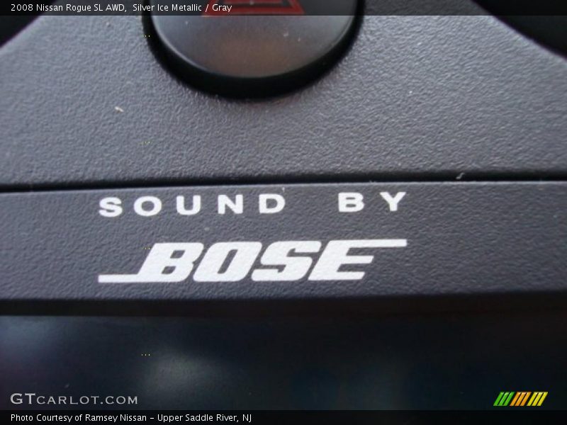 Silver Ice Metallic / Gray 2008 Nissan Rogue SL AWD