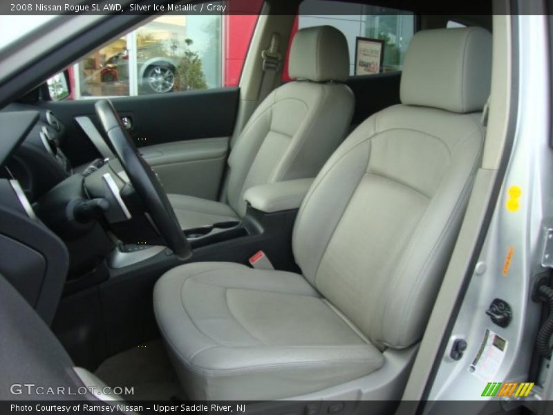 Silver Ice Metallic / Gray 2008 Nissan Rogue SL AWD