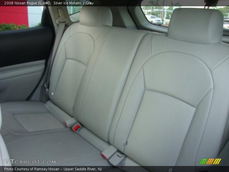 Silver Ice Metallic / Gray 2008 Nissan Rogue SL AWD
