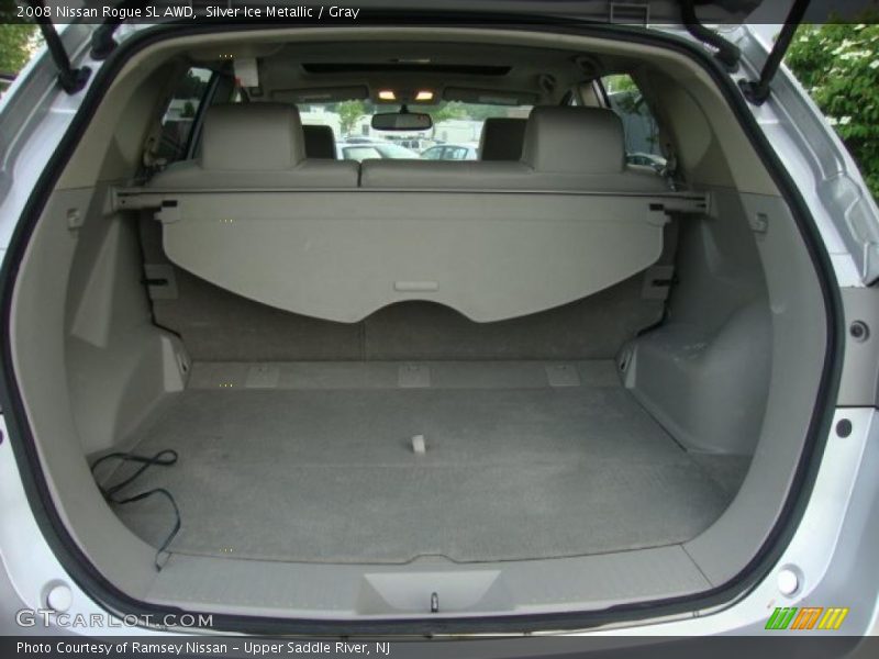 Silver Ice Metallic / Gray 2008 Nissan Rogue SL AWD