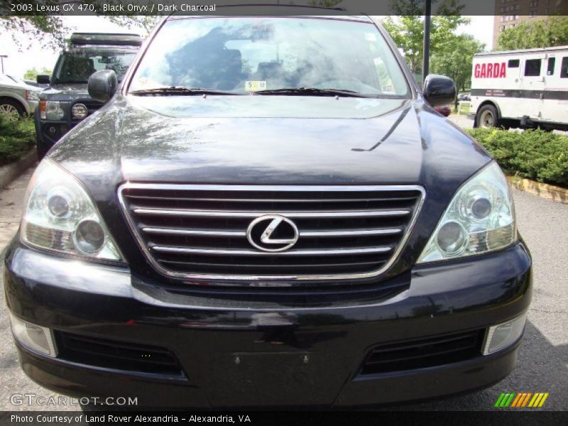 Black Onyx / Dark Charcoal 2003 Lexus GX 470
