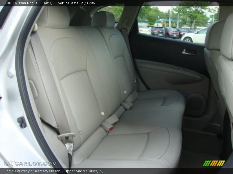 Silver Ice Metallic / Gray 2008 Nissan Rogue SL AWD
