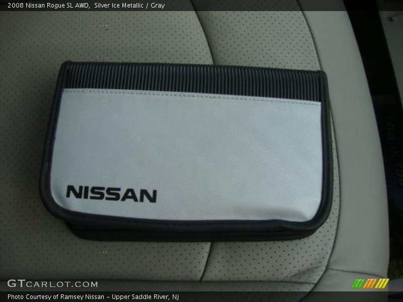 Silver Ice Metallic / Gray 2008 Nissan Rogue SL AWD