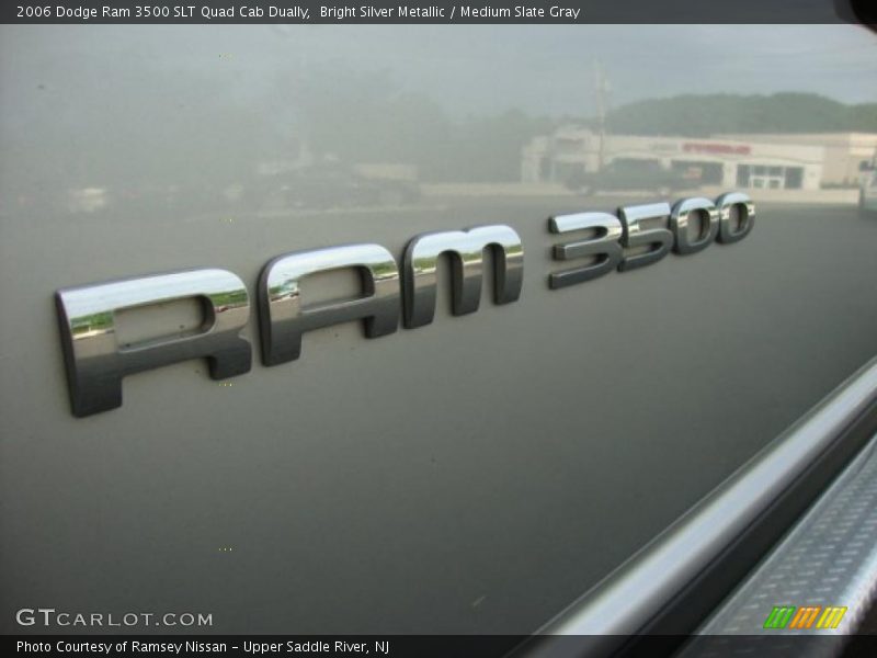 Bright Silver Metallic / Medium Slate Gray 2006 Dodge Ram 3500 SLT Quad Cab Dually