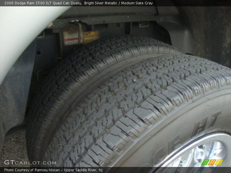 Bright Silver Metallic / Medium Slate Gray 2006 Dodge Ram 3500 SLT Quad Cab Dually