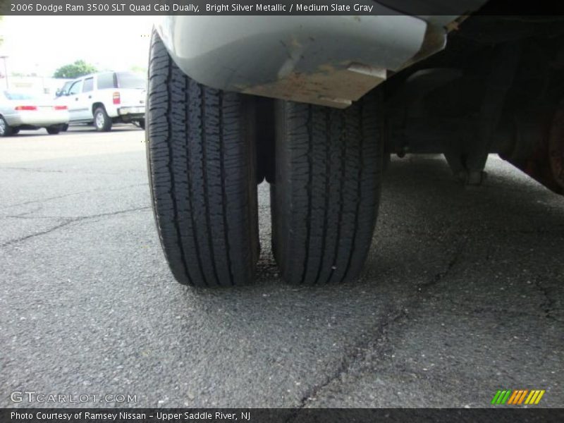 Bright Silver Metallic / Medium Slate Gray 2006 Dodge Ram 3500 SLT Quad Cab Dually