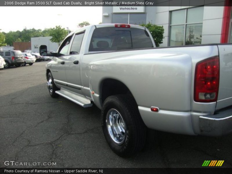Bright Silver Metallic / Medium Slate Gray 2006 Dodge Ram 3500 SLT Quad Cab Dually