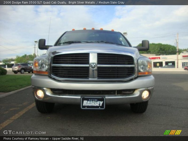 Bright Silver Metallic / Medium Slate Gray 2006 Dodge Ram 3500 SLT Quad Cab Dually