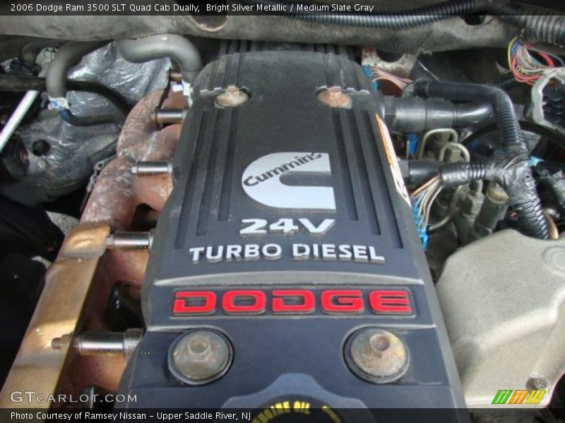  2006 Ram 3500 SLT Quad Cab Dually Engine - 5.9L 24V HO Cummins Turbo Diesel I6