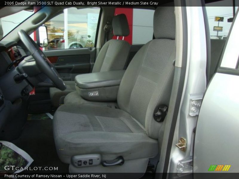 Bright Silver Metallic / Medium Slate Gray 2006 Dodge Ram 3500 SLT Quad Cab Dually