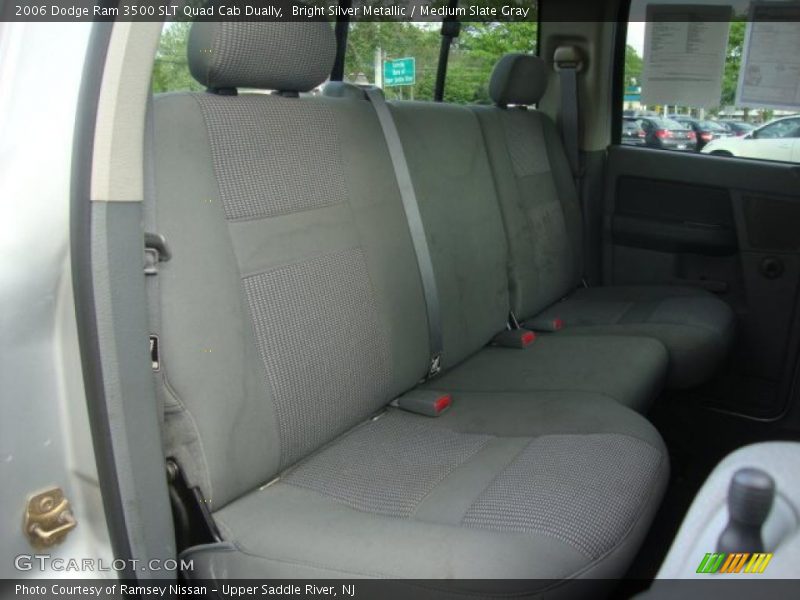 Bright Silver Metallic / Medium Slate Gray 2006 Dodge Ram 3500 SLT Quad Cab Dually