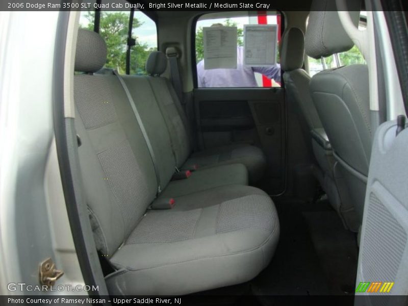 Bright Silver Metallic / Medium Slate Gray 2006 Dodge Ram 3500 SLT Quad Cab Dually