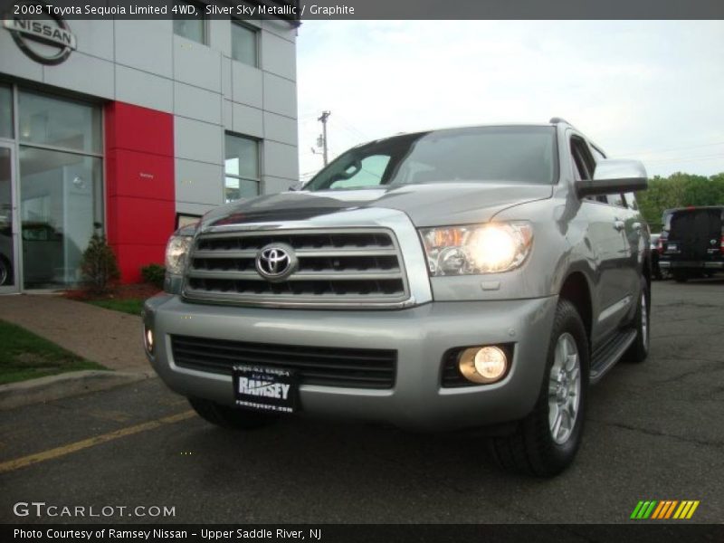 Silver Sky Metallic / Graphite 2008 Toyota Sequoia Limited 4WD