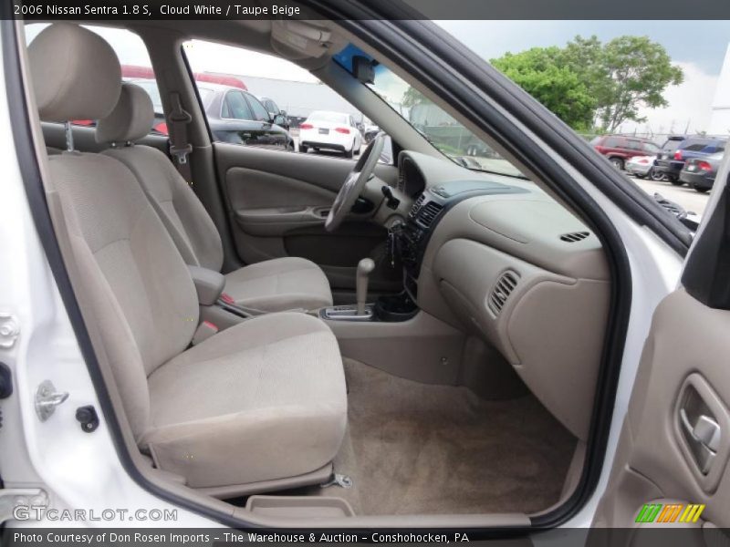 Cloud White / Taupe Beige 2006 Nissan Sentra 1.8 S