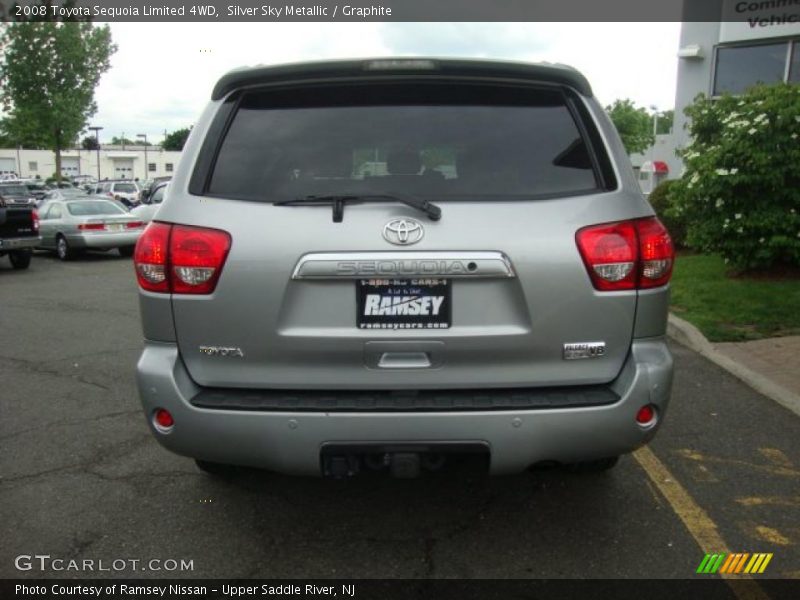 Silver Sky Metallic / Graphite 2008 Toyota Sequoia Limited 4WD