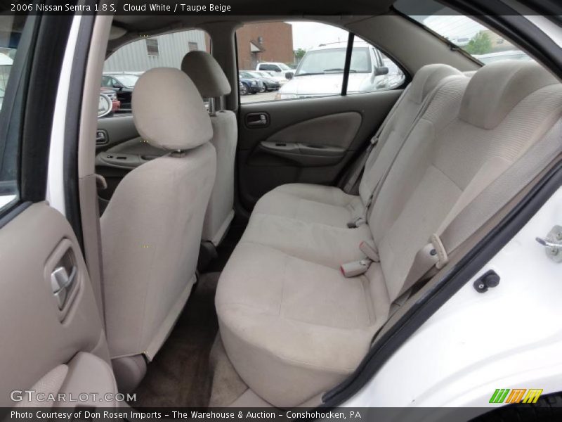 Cloud White / Taupe Beige 2006 Nissan Sentra 1.8 S