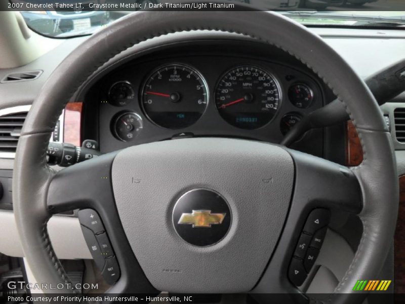 Graystone Metallic / Dark Titanium/Light Titanium 2007 Chevrolet Tahoe LT