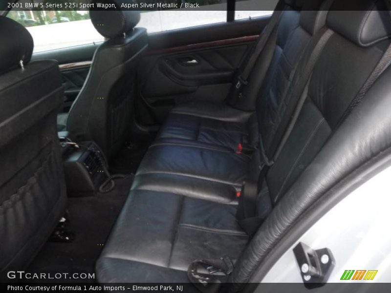 Aspen Silver Metallic / Black 2001 BMW 5 Series 525i Sport Wagon