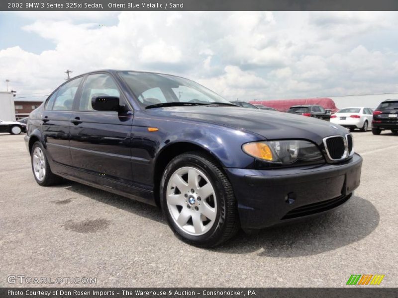 2002 3 Series 325xi Sedan Orient Blue Metallic
