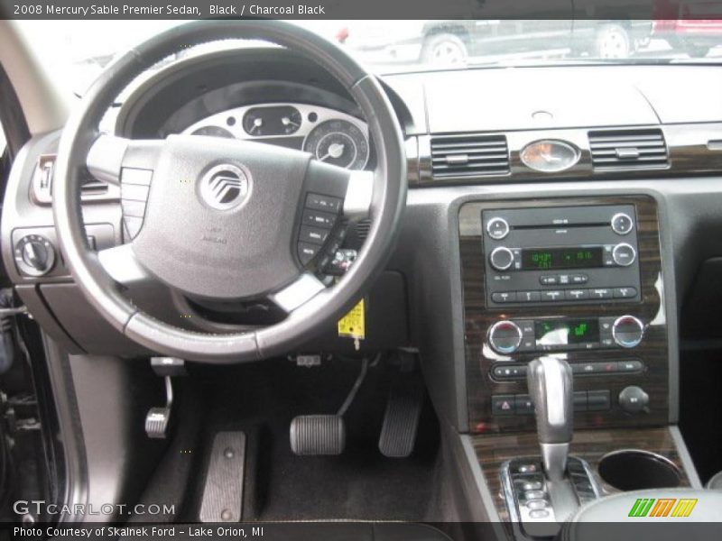 Black / Charcoal Black 2008 Mercury Sable Premier Sedan