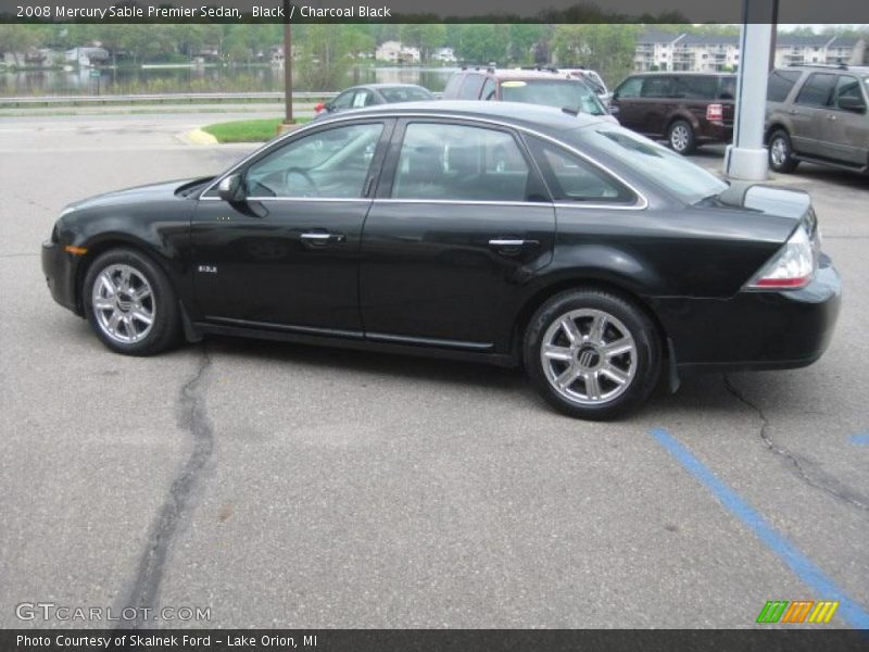 Black / Charcoal Black 2008 Mercury Sable Premier Sedan