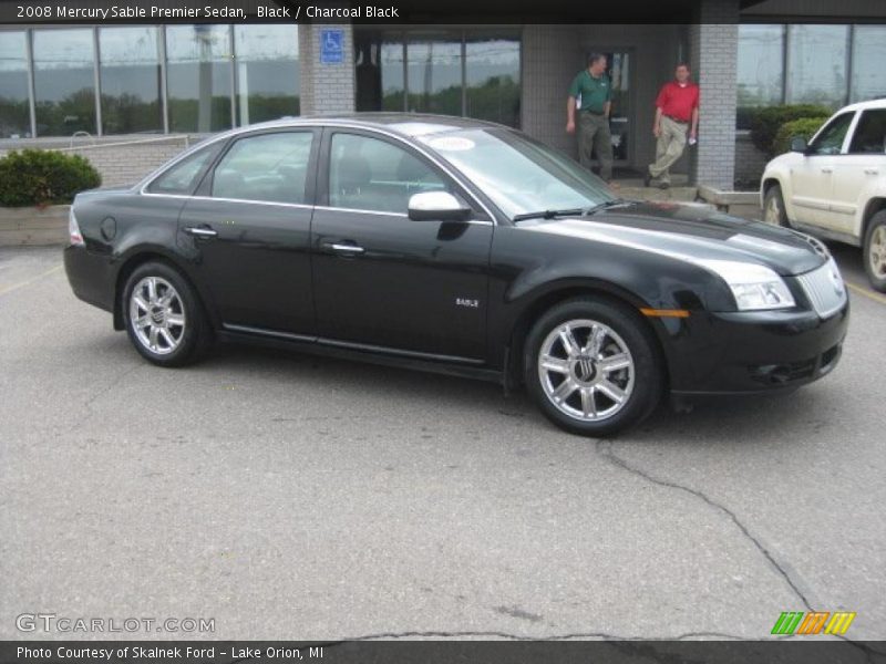 Black / Charcoal Black 2008 Mercury Sable Premier Sedan