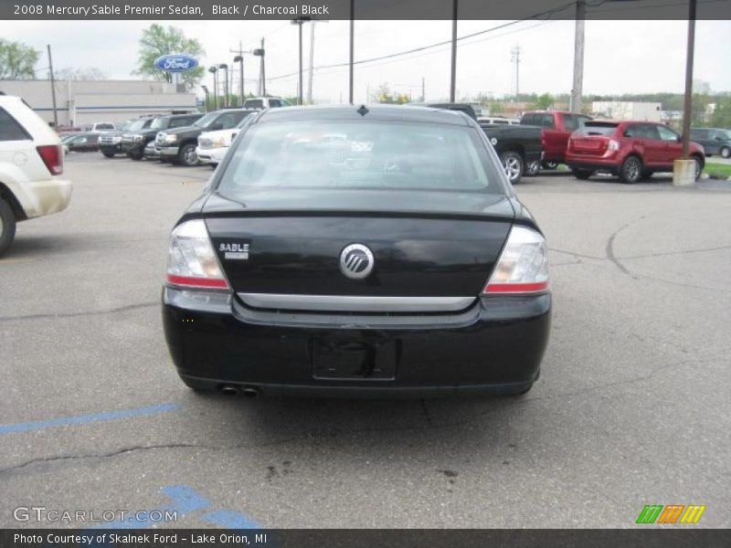 Black / Charcoal Black 2008 Mercury Sable Premier Sedan