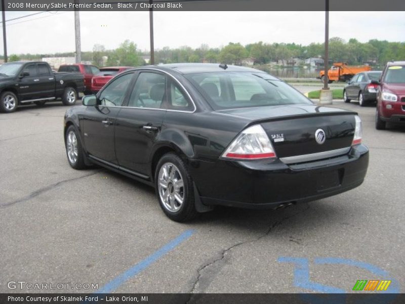 Black / Charcoal Black 2008 Mercury Sable Premier Sedan