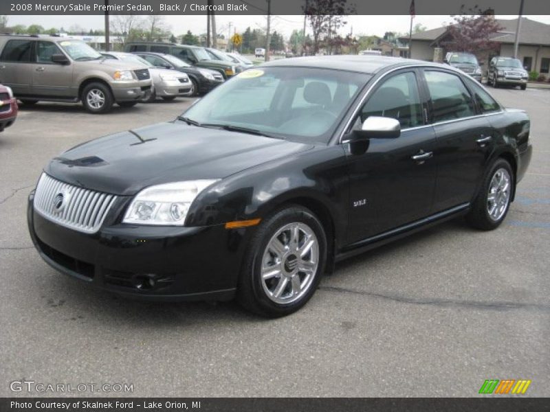 Black / Charcoal Black 2008 Mercury Sable Premier Sedan