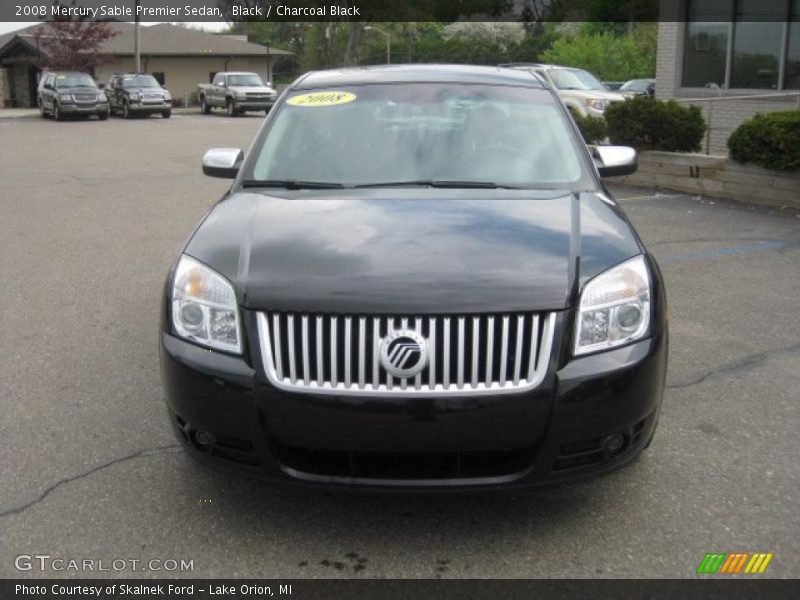Black / Charcoal Black 2008 Mercury Sable Premier Sedan