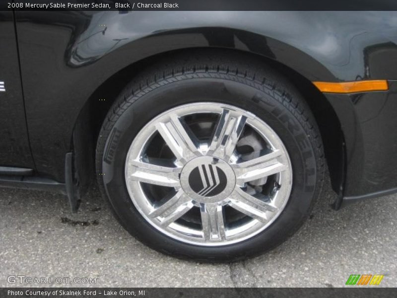 Black / Charcoal Black 2008 Mercury Sable Premier Sedan