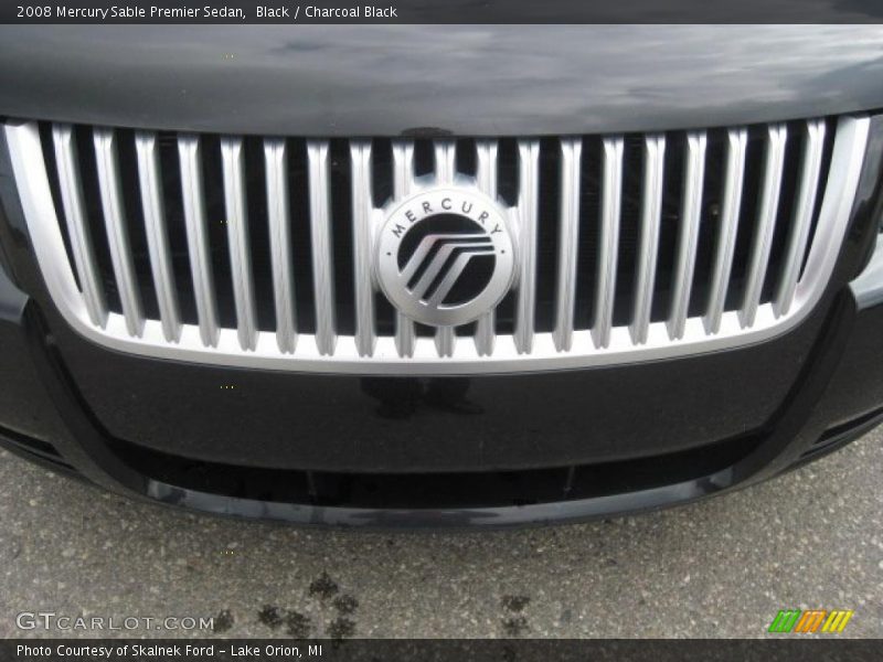 Black / Charcoal Black 2008 Mercury Sable Premier Sedan