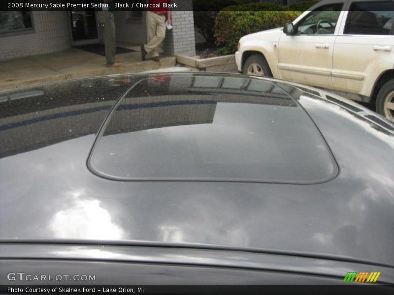 Black / Charcoal Black 2008 Mercury Sable Premier Sedan