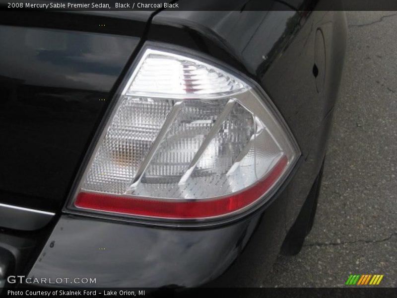 Black / Charcoal Black 2008 Mercury Sable Premier Sedan