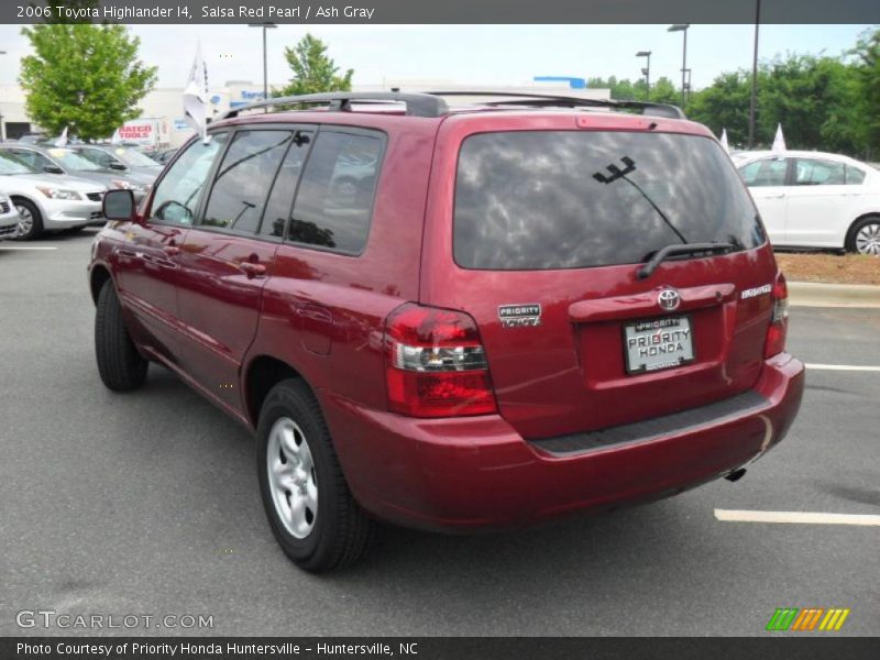 Salsa Red Pearl / Ash Gray 2006 Toyota Highlander I4