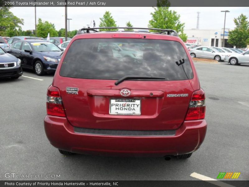 Salsa Red Pearl / Ash Gray 2006 Toyota Highlander I4