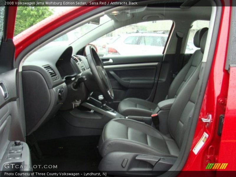 Salsa Red / Anthracite Black 2008 Volkswagen Jetta Wolfsburg Edition Sedan