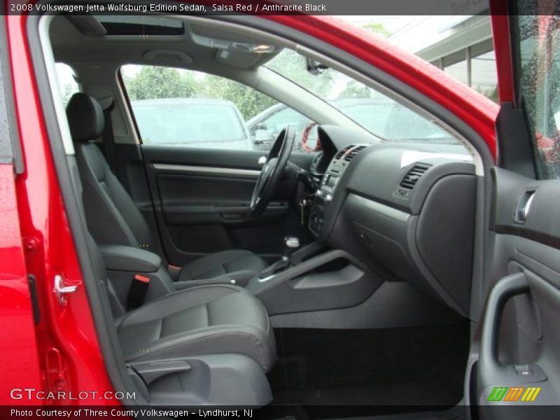 Salsa Red / Anthracite Black 2008 Volkswagen Jetta Wolfsburg Edition Sedan